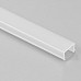 PC diffusers for veneer recessed LED channels