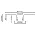 The size of recessed LED extrusion for wood veneer panel