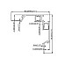 The dimension of cornice LED channel