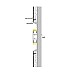 The lighting direction of plaster-in accent light LED profiles