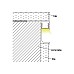 Black anodized tile LED profiles