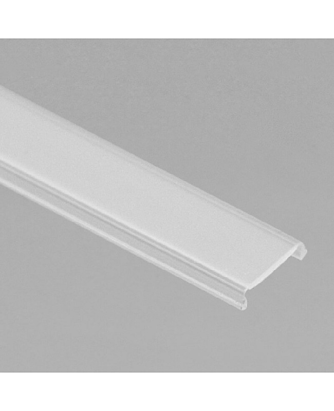 PC diffused cover for wall washing LED profiles