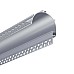 PC diffusers for trimless plaster-in aluminum profile