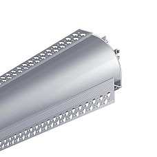 Trimless ceiling plasterboard cove light channel