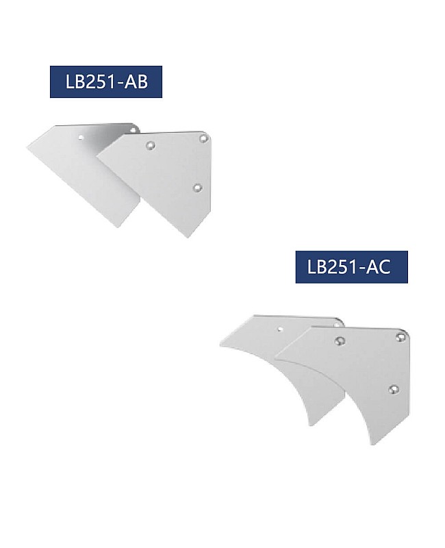 End caps for valance light LED profiles