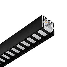Anti-glare surface suspended linear LED channel
