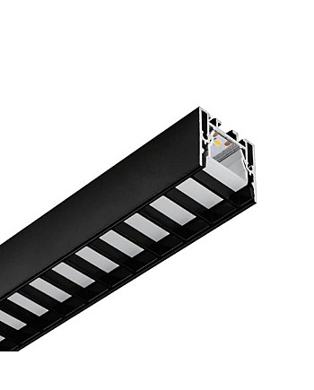 Anti-glare surface suspended linear LED channel