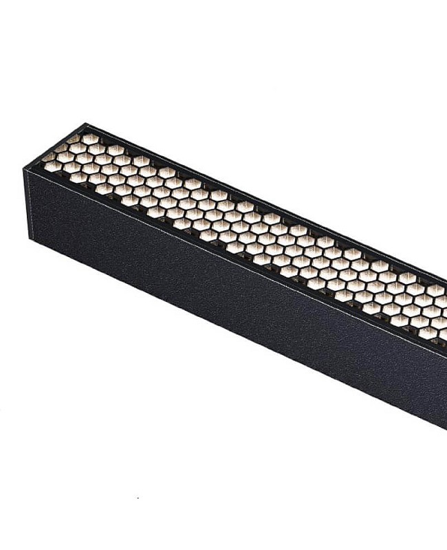 LED profile with honeycomb louver