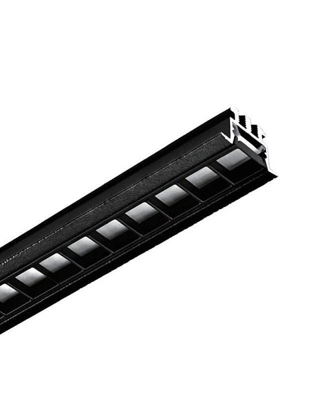 Recessed anti-glare LED aluminum channel