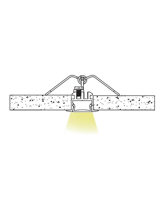 The lighting direction of mini LED strip channel