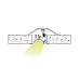 The lighting direction of seamless recessed LED aluminum profile