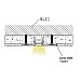 The installation location of the plasterboard anti-glare LED profile