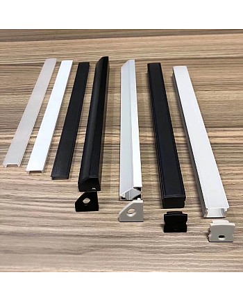 Aluminum LED channel samples