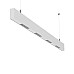 White Linear Pendant Lighting Modrn