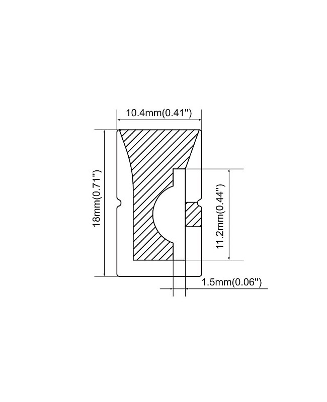 Flexible LED Strip Channel Diffuser