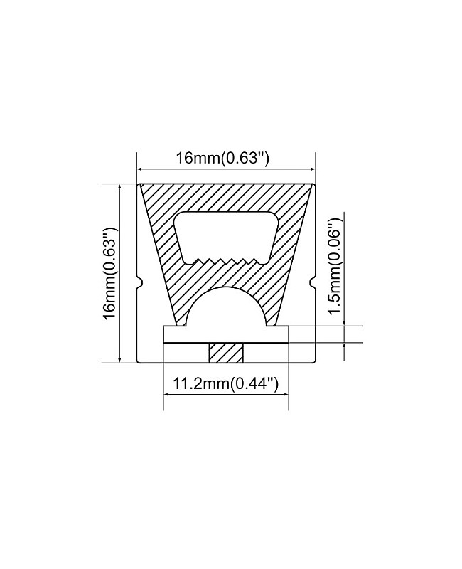 Bendable Surface Mounted LED Profile