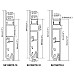 The dimension of skirting baseboard LED aluminum profile with diffuser
