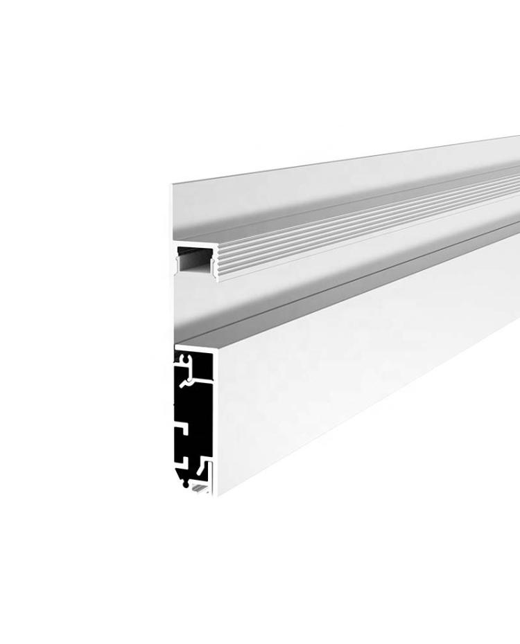Skirting boards in aluminium and pvc - contemporary design | Progress  Profiles
