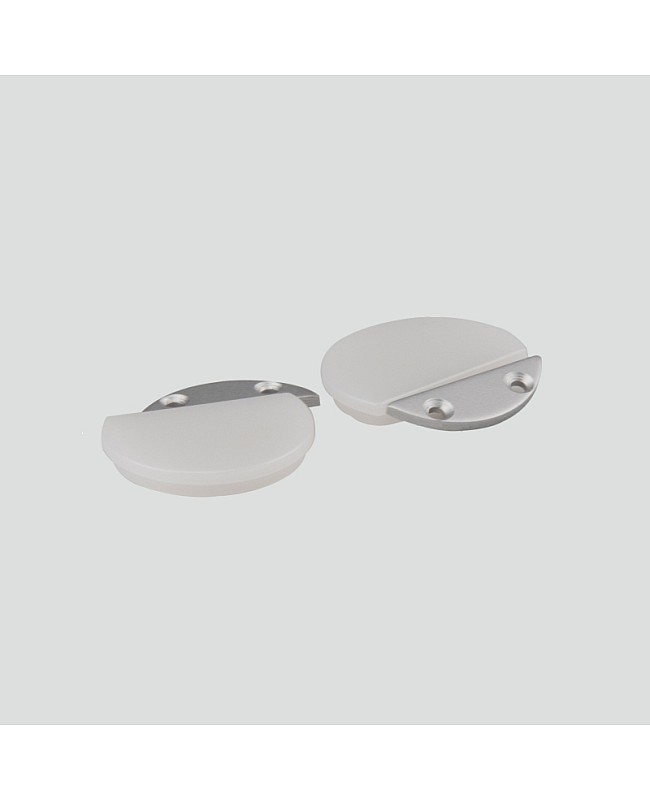 The end caps for round LED channels