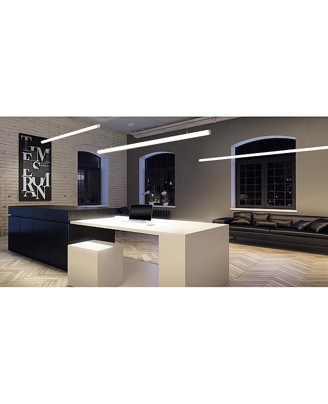 Round suspension LED aluminum channels