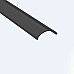 Black PC diffusers for 360 degree round LED channels