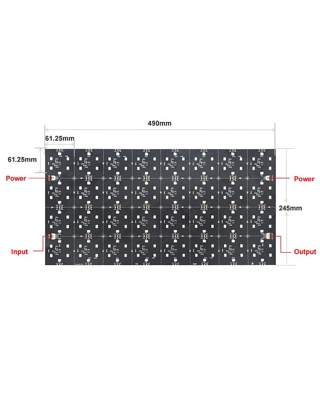 LED Light Sheets Size