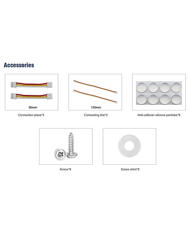 LED Light Sheet Panel Accessories Included