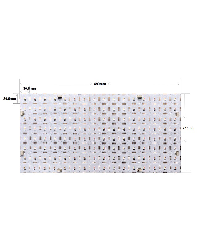 RGB Panel Sheet Size