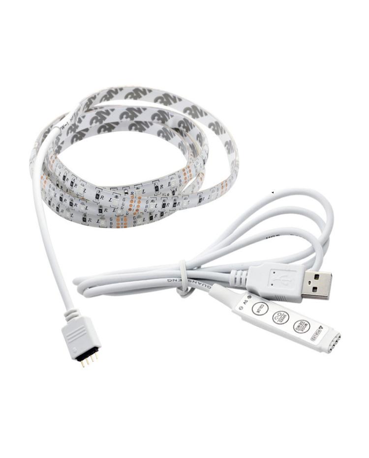 DC5V USB Leiste Streifen Band LED Stripe Lichter Licht 2835 Leuchte Lichterkette 
