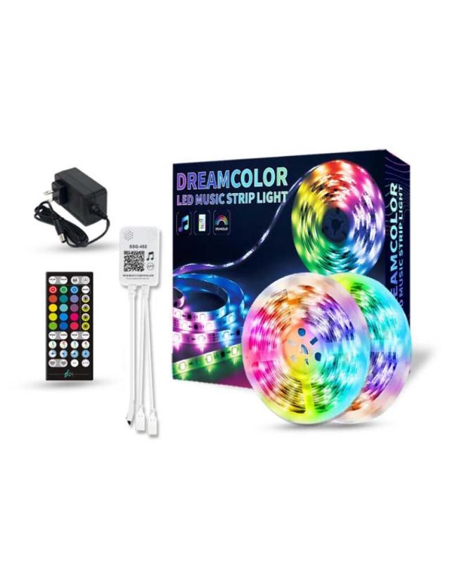 Dream Color LED Light Strip With Bluetooth LED Controller