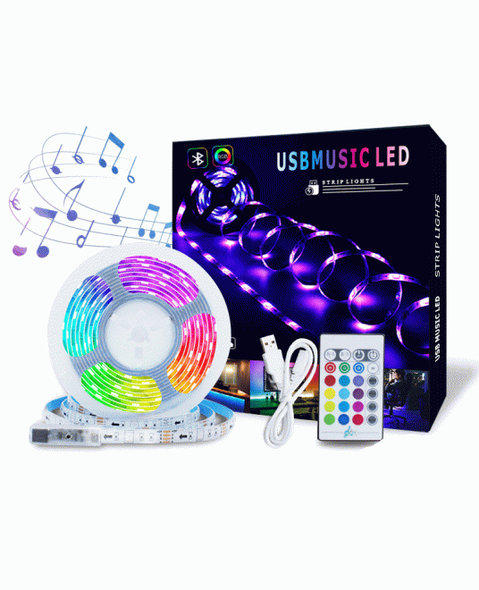 DC5V USB RGB TV Light Strip With 24 Keys Remote