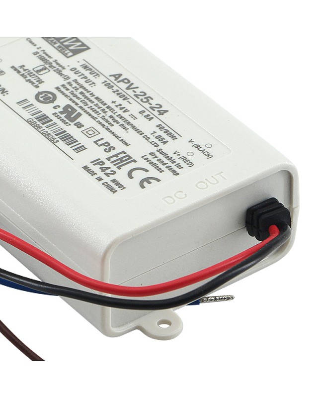 Mean Well APV 25 AC DC Power Supply Adapter