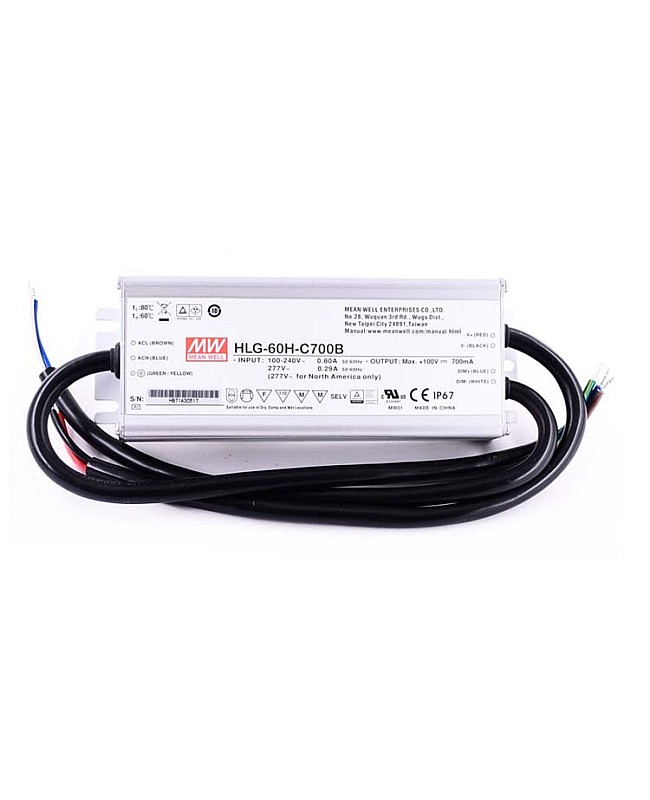 Mean Well HLG-60H-C Series Constant Current LED Driver