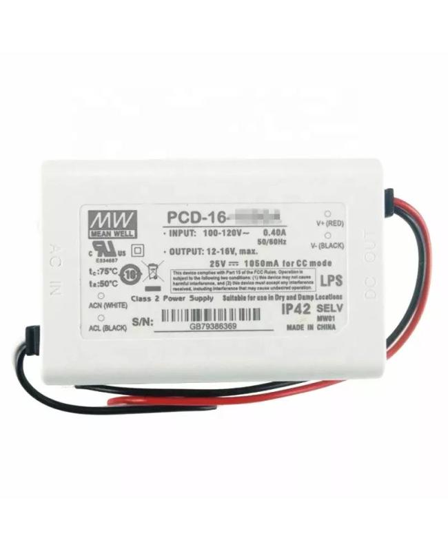 Mean Well PCD-16 Constant Current Triac Dimming LED Driver