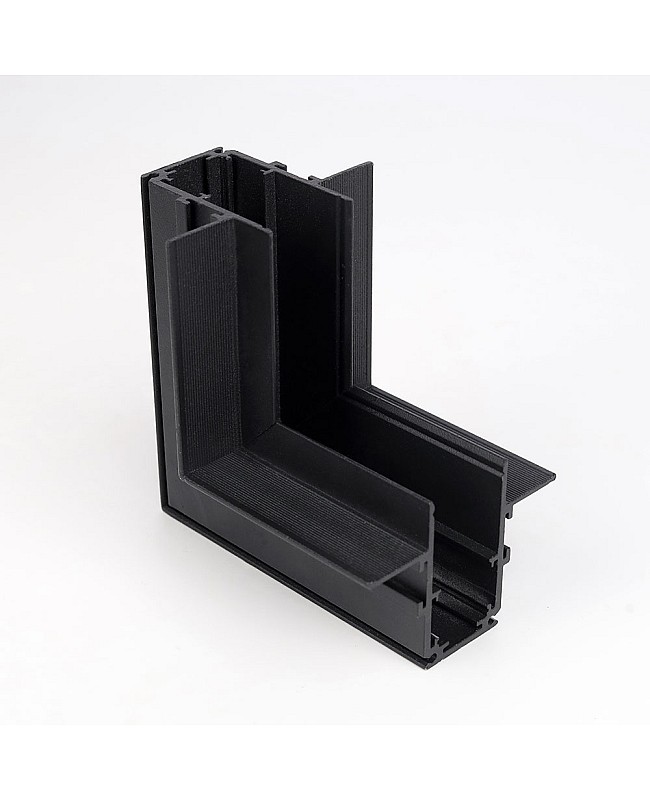 Flush Mounted Black LED Track Lighting Rail