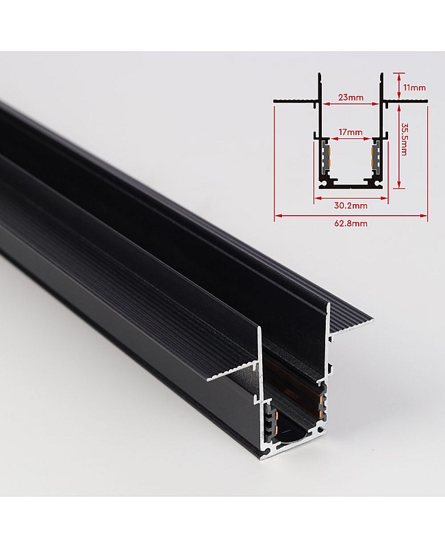 The dimension of living room flush mount magnetic LED track light