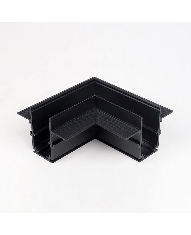 L connectors for black magnetic rail tracks