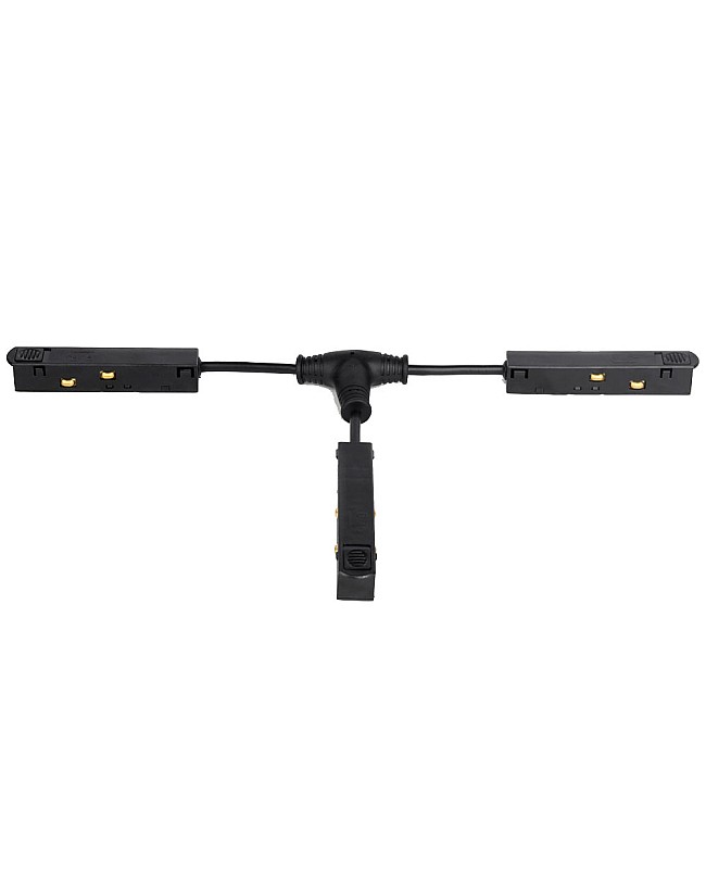 T corner magnetic rail power input module for smart magnetic track lighting