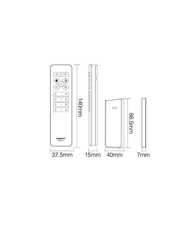 Milight Dual White Remote