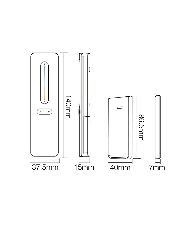 MiBoxer Wireless Lighting Remote