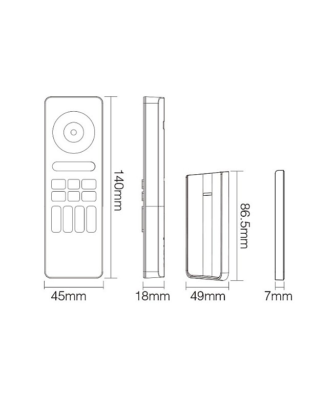 2.4G RGB CCT Remote