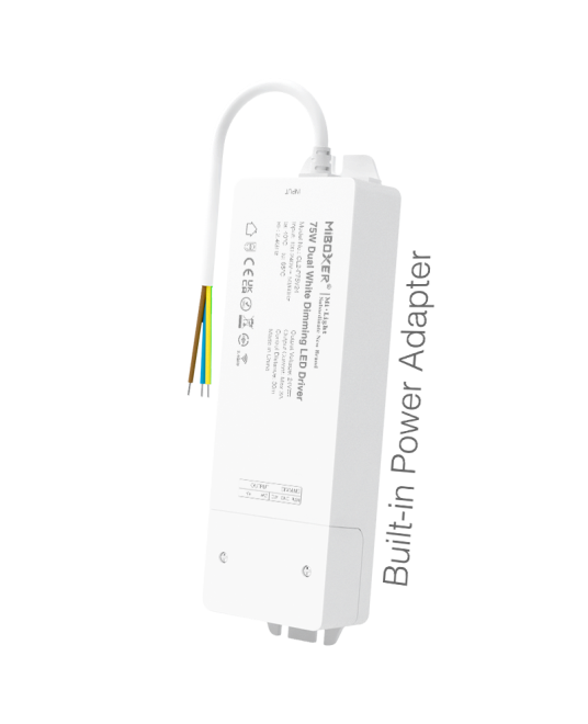 75w dual white dimmable led driver