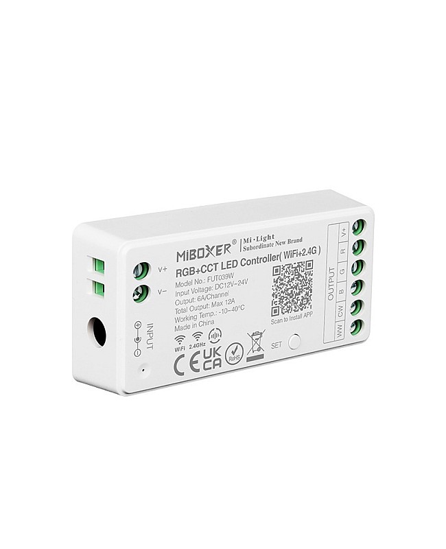 2.4g wifi 24v rgbww led controller