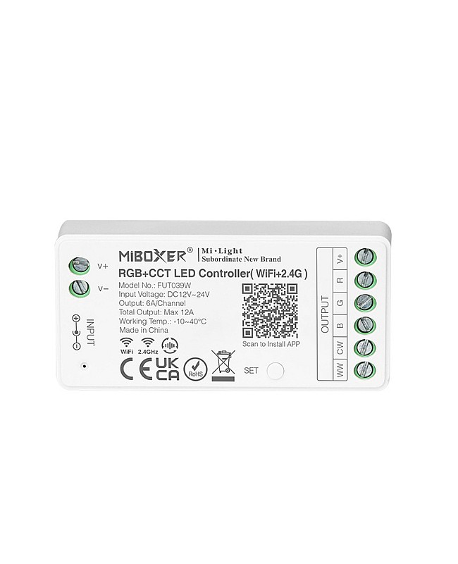 dc24v rgbww led strip controller