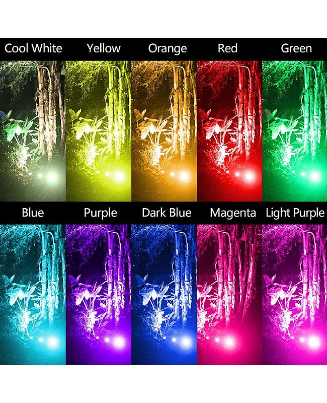 led pathway lights black