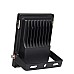 rgb cct led flood lights black