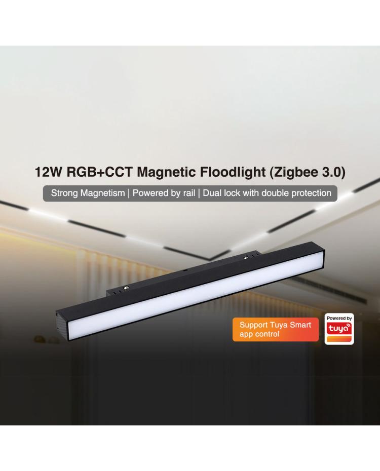 48V 12W Zigbee 3.0 MiBoxer RGB CCT Magnetic Floodlight