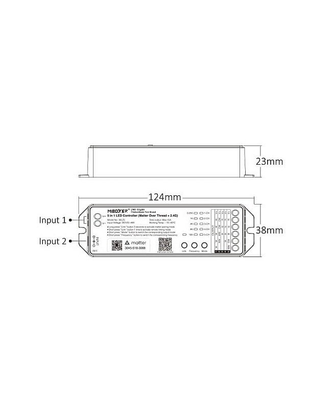 5 In 1 Matter Thread LED Controller