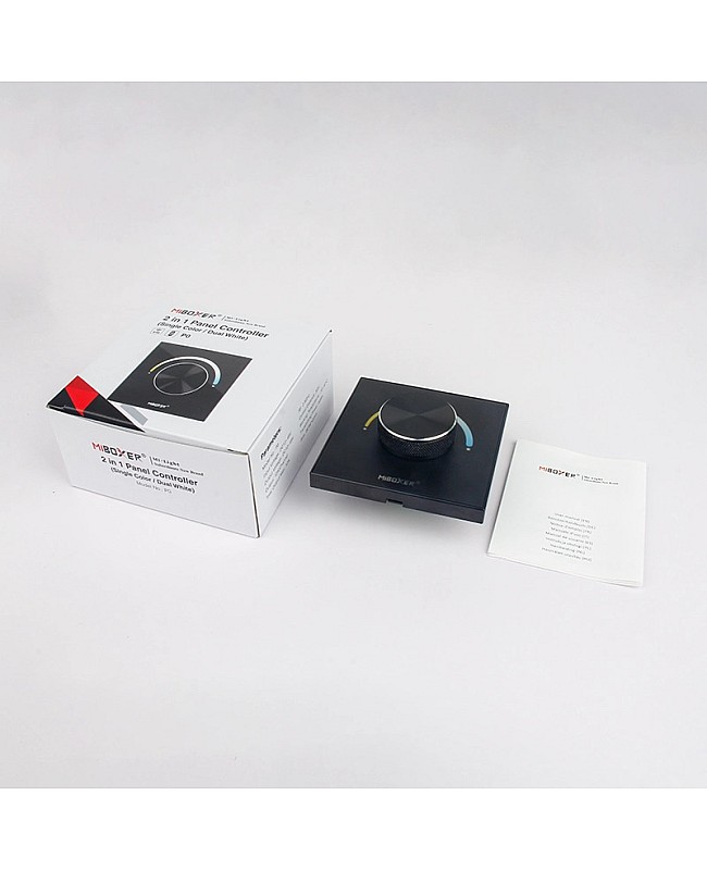 Black Dual White LED Strip Dimmer