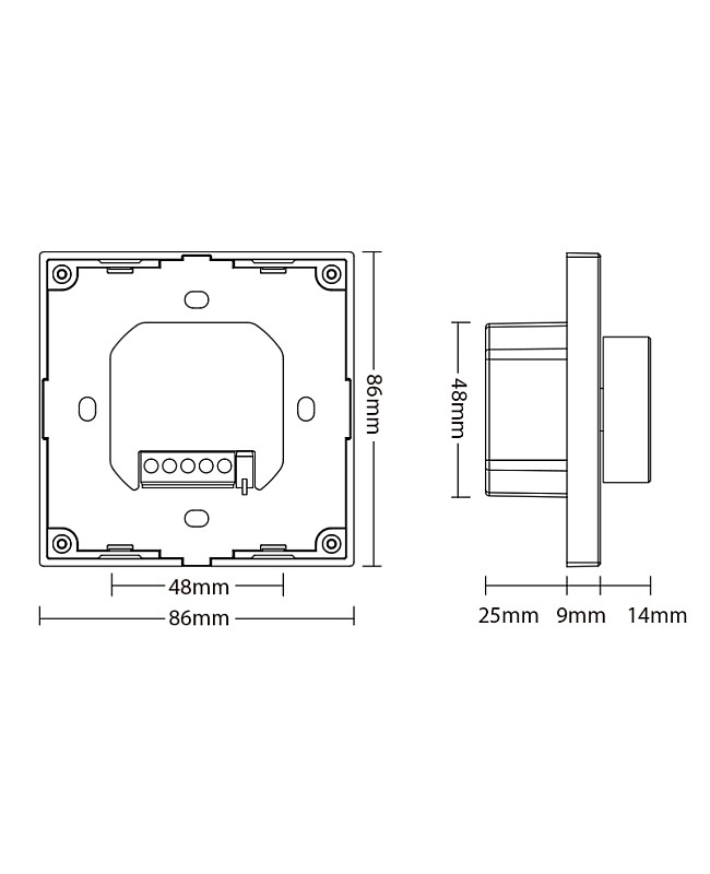 Dual White LED Tape Controller